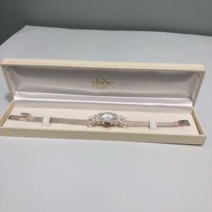 Lenox .925 Crystal Butterfly Watch (Untested) 34.08g (see description)
